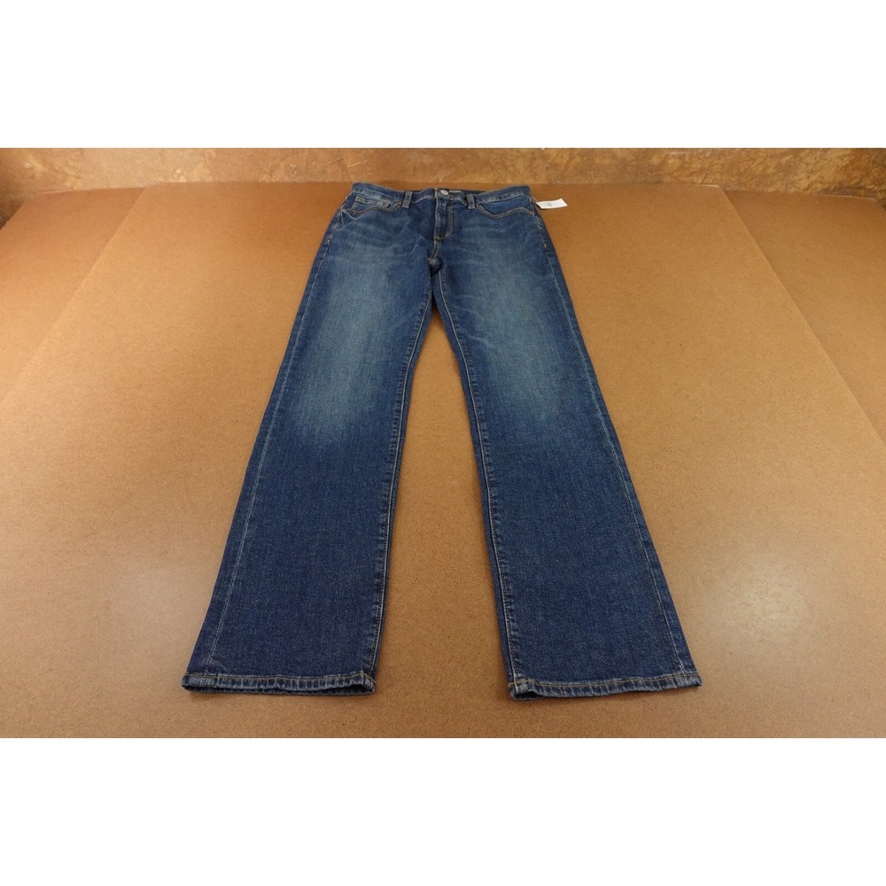 Old Navy Boys Size 16 Dark Wash Denim Straight-Leg Built-In Flex Jeans NWT